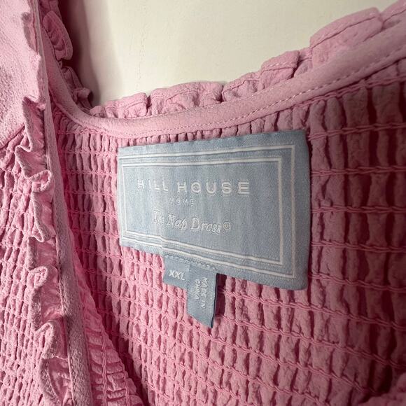 Hill House Home The Louisa Nap Dress Ballerina Pink Crepe XL - Picture 7 of 8